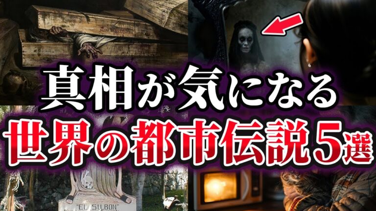【ゆっくり解説】真相が気になる世界の都市伝説5選